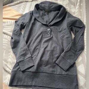 Banana Republic Petite Small Grey Sweatshirt
